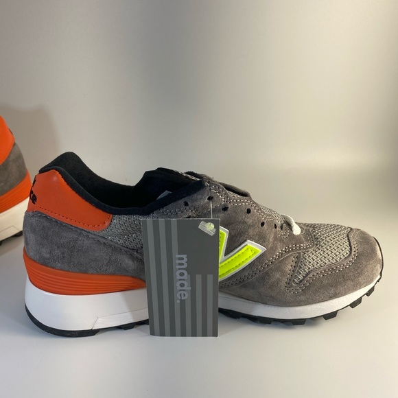 New Balance 1300 Made In USA Hi Viz Grey Suede - Picture 4 of 7